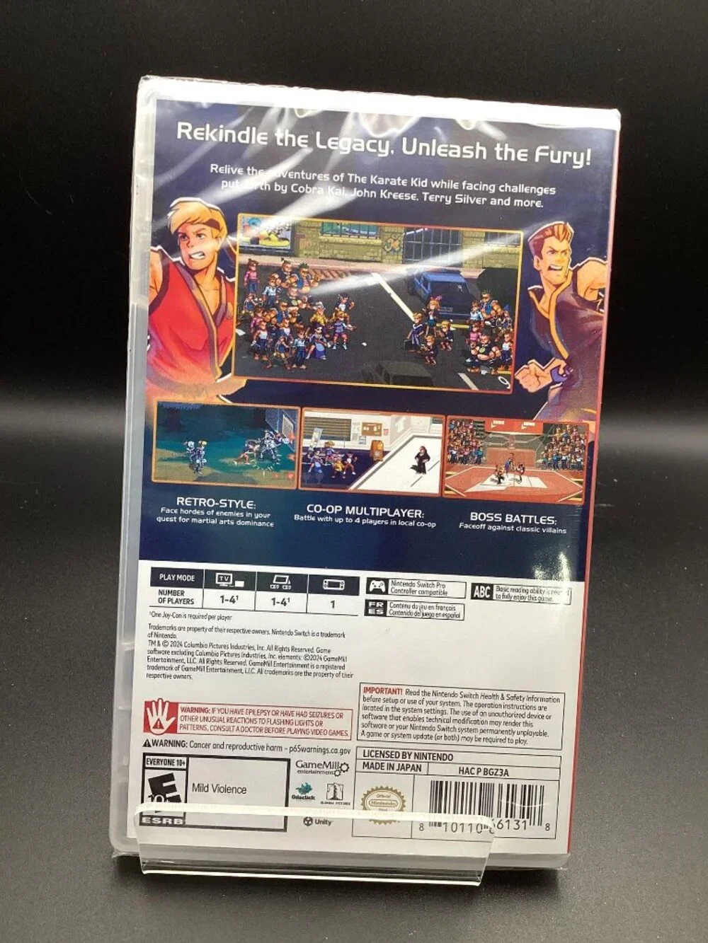 The Karate Kid: Street Rumble Nintendo Switch New Factory Sealed US Edition Game